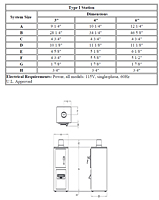 Type I Station Dimensions
